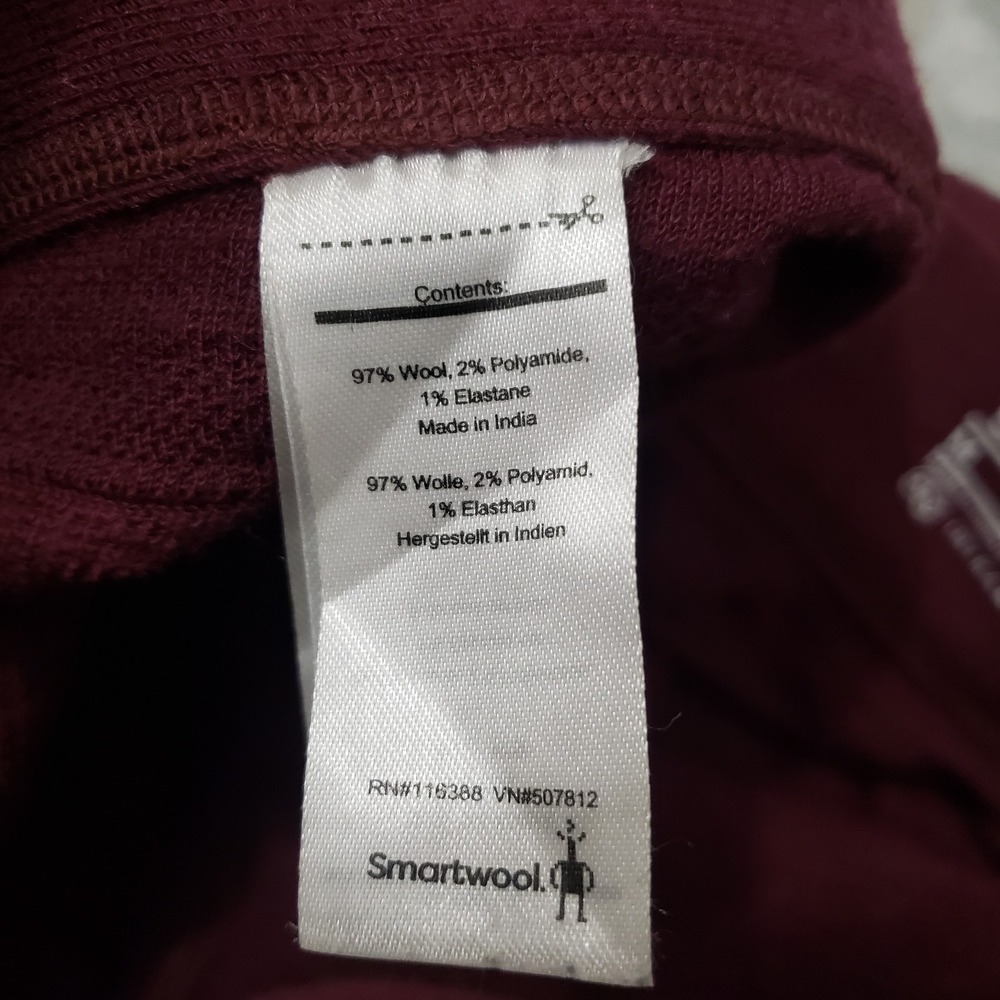 Smartwool Leggings Womens Medium Red Base Layer Intraknit 250 Pull On Outdoors - Picture 8 of 11